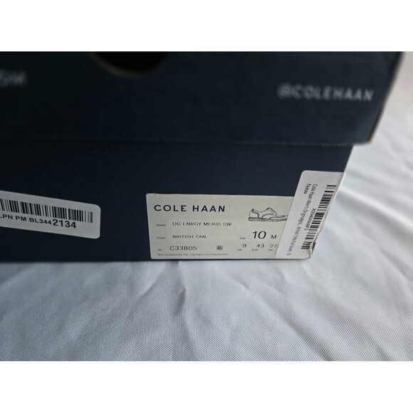 Cole Haan Original grand Energy Merid SW Oxfords British Tan C33805 Mens 10 NEW